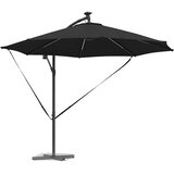  Suncobran 294 x 294 x 248 cm Poliester i aluminij Crna | shoptok.hr