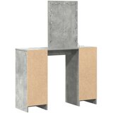  Toaletni stol s LED svjetlima Beton sivi 102x33x135 cm | shoptok.hr