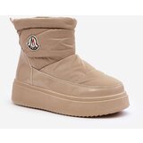 Boto Women's Slip-On Snow Boots Platform Beige Gattea | ePonuda.com