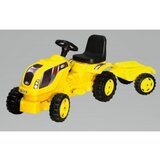  Traktor sa prikolicom, jednobojni žuti | ePonuda.com