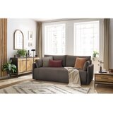 Bobochic Paris Smeđa sklopiva sofa od samta 211 cm Marcel – | shoptok.hr