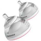 NANOBEBE plastična bočica za majčino mlijeko 2kom - Roza pink 1020214 | shoptok.hr
