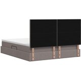  Krevet s od storage s uzglavljem Sivosmeđa 180 x 200 cm Tkanina | shoptok.hr