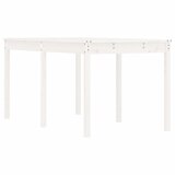  Vrtni stol bijeli 159,5 x 82,5 x 76 cm od masivne borovine | shoptok.hr
