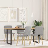 Maison Chic Jedilni stoli - Vzorci stoli 4 kosi Cloud Grey Fabric A665, (22031665) Cene