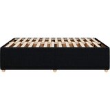  Okvir za krevet bez madraca crni 140 x 190 cm od tkanine | shoptok.hr