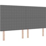  Naslon za glavo Enostaven dizajn Svetlo siva 180 cm Kordurojska tkanina, (22052332) | Shoptok.si