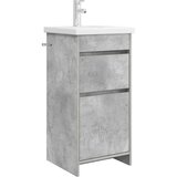  Kupaonski umivaonik s sudoperom Betonska siva 42 x 40 x 84,5 cm | shoptok.hr