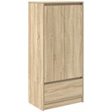 vidaXL Omarica z predalom sonoma hrast 55,5x34x119,5 cm inženirski les | Shoptok.si
