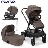Nuna® dječja kolica 4u1 demi™ next s rolkom + arra™ flex chestnut + isofix baza next | shoptok.hr