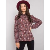 Fresh Made Blouse-D73771M11052A-dark brown | Shoptok.si