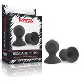 Lovetoy bondage fetish silicone comfort nipple suckers black Cene