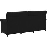 SOFA za 3 osobe Crna 198 x 83 x 95 cm Tkanina | shoptok.hr