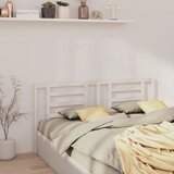  Uzglavlje za krevet bijelo 206 x 4 x 100 cm od masivne borovine | Eponuda.com
