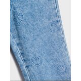 Sinsay Wide leg traperice s volanima i vezenim srcima | shoptok.hr