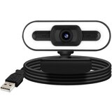 AVIZAR Ring Light PC spletna kamera, 1080P HD širokokotni - TikTok, Vlogging, Skype - crna, (22119453) | Shoptok.si