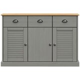  Komoda s ladicama VIGO 113x40x75 cm siva od masivne borovine | shoptok.hr