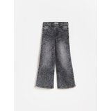 Reserved Rastezljive wide leg traperice - siva Cijene