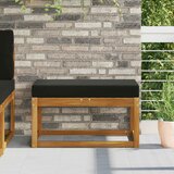  Jastučić za sjedenje na otvorenom Crna 80 x 40 x 8 cm | shoptok.hr