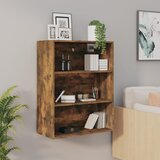 vidaXL viseći zidni ormarić boja dimljenog hrasta 69,5 x 32,5 x 90 cm Cijene