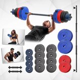 IRON SPORT set tegova, 98kg i 2+1 šipka Cene