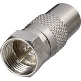 Renkforce RF-4196967 F- koaksialni adapter Priključki: F-vtič\, koaksialna vtičnica IEC 1 kos, (20432528) | Shoptok.si