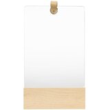  322802 Wall Mirror Solid Pinewood 23x39,5 cm | shoptok.hr