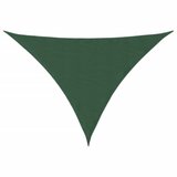 vidaXL Senčno jadro oksford blago trikotno 5x7x7 m temno zeleno, (20965101) | Shoptok.si