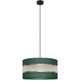  Luster na sajli HELEN 1xE27/15W/230V prečnik 40 cm zelena/zlatna | Eponuda.com