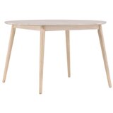 Venture Home Flora okrugli blagovaonski stol ⌀120 cm, izbijeljeni (whitewash) Slike