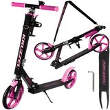 Kruzzel Spidoo 25628 sklopivi dječji romobil, kotači 200 mm, ABEC-7, do 100 kg – crno-rozi Cijene