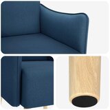  Naglasna stolica Plava Tkanina - Plava | shoptok.hr