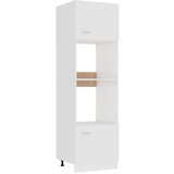 Ormarić za mikrovalnu bijeli 60 x 57 x 207 cm od iverice Cijene