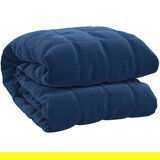 vidaXL Obtežena odeja modra 200x220 cm 9 kg blago, (20823623) cene