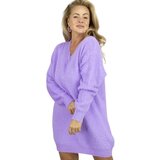 Pri Fluffy sweater knit dress neckline FUZZYVIBE Cene