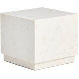 Kave Home Marmorna stranska mizica 40x40 cm Sorein – Cene