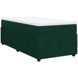 Box spring krevet s madracem tamnozeleni 90x190 cm baršunasti | shoptok.hr