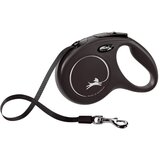 Flexi povodec classic m, trak - 5 m (različne barve) črna | Shoptok.si