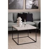 Actona Bela mizica z mizno ploščo v marmornem dekorju 60x60 cm Barossa – | Shoptok.si