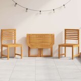  3-dijelni vrtni bistro set od čvrste akacije Cijene
