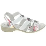 Jana Sandale 28165 Blanc Fleurs Multicolour