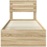  Krevetna konstrukcija Sonoma 100 x 200 cm Čvrsto borovo drvo | shoptok.hr