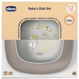 Chicco Set tanjura za jelo, 12m+, Sivi Cijene