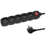 Esperanza ELK216K power extension 5 m 5 AC outlet(s) Indoor Black | shoptok.hr