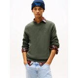 Tommy Jeans Pulover 'ESS' kaki | Shoptok.si