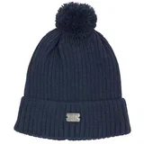 Kape Woman Caps Pompon Modra