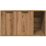 vidaXL Omara za mačje stranišče artisian hrast 80x50x45 cm inž. les | Shoptok.si