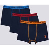 U.S. Polo Assn. set bokserica za dečake US1370, 3 komada, teget Cene