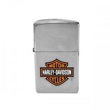 Zippo up 200HD h-d logo b.chr Cene