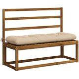  Jastučić za klupu VIANEN 100% poliester Krem 120 x 40 x 12 cm Slike